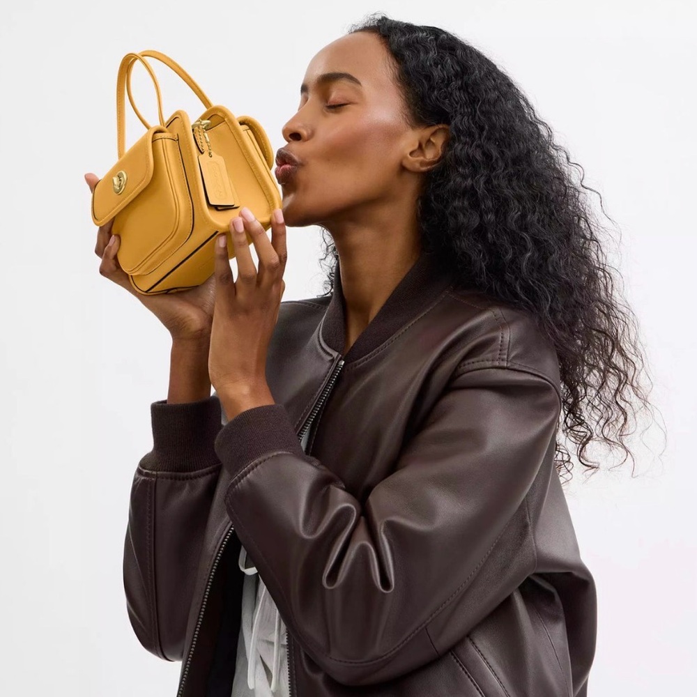The Coach Originals Glovetanned Leather Mini Safari Tote - mustard/yellow - Picture 14 of 14